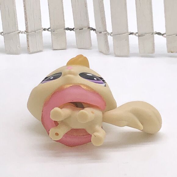 PERSIAN CAT #Hungry Pets - Authentic Littlest Pet Shop - Hasbro LPS - Picture 4 of 4